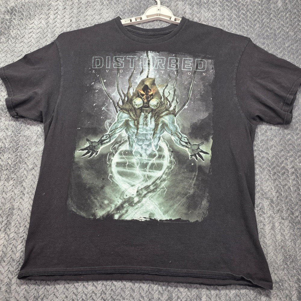 Disturbed‎ T-Shirt Men's XL Black Evolution World Tour 2019